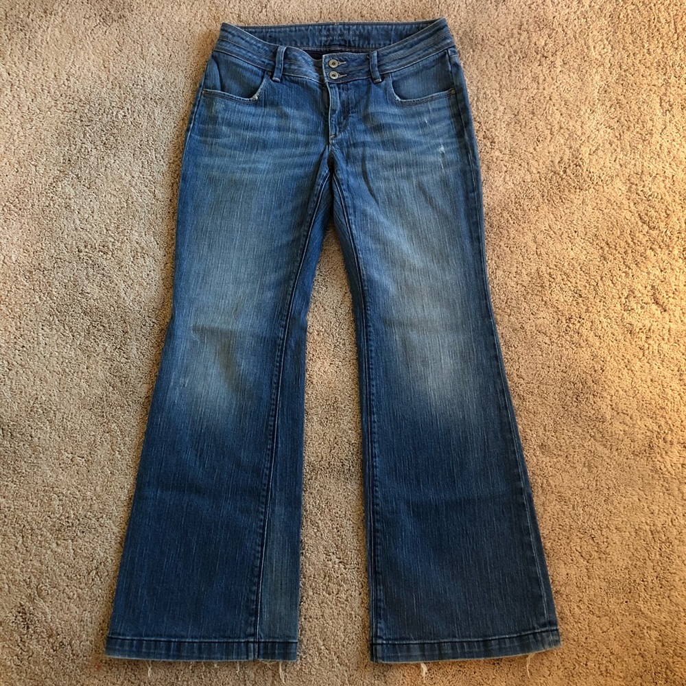 Banana Republic Urban Flared Leg Jean Size 8
